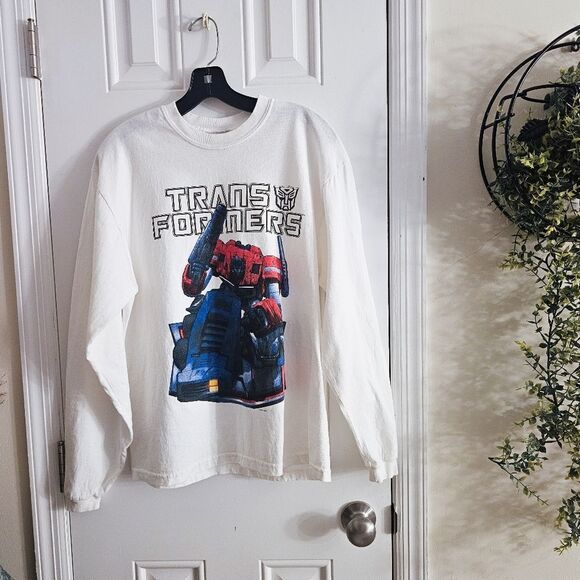 New Y2K Unisex Steve & Barry's Transformers Optimus Prime Long Sleeve Tee. - Picture 1 of 15
